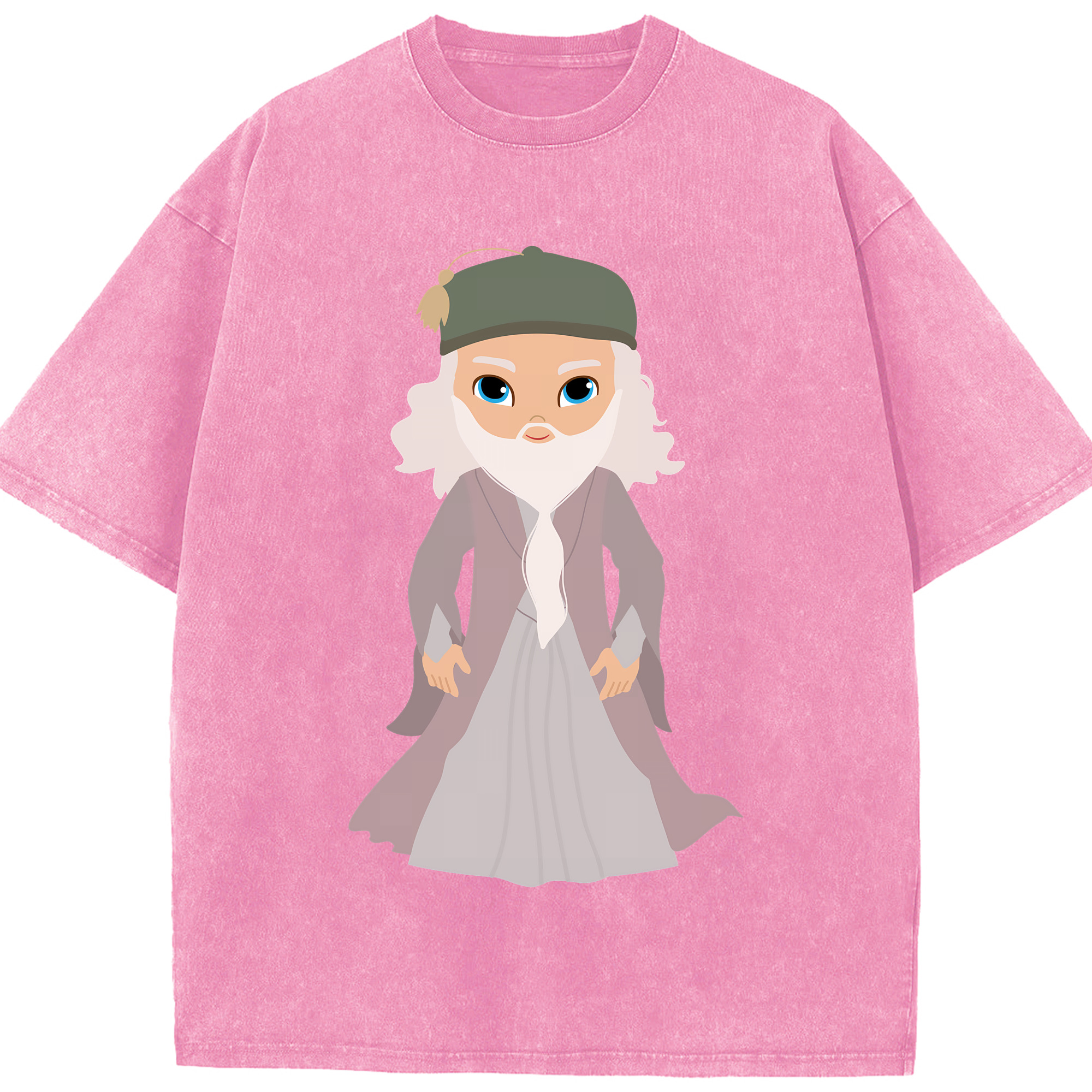 （画像用） Harry Potter ハリー・ポッターシリーズ 綿100% ヴィンテージ風 半袖Tシャツ（フロントプリント）